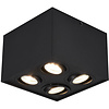 Trion Bisqy adjustable LED ceiling spotlight 4x GU10 matte black