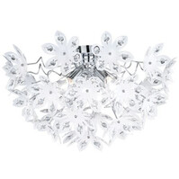 Trion Blowly LED plafondlamp 3-lichts Ø55cm Chroom E14 Trion Blowly LED plafondlamp 3-lichts Ø55cm Chroom E14