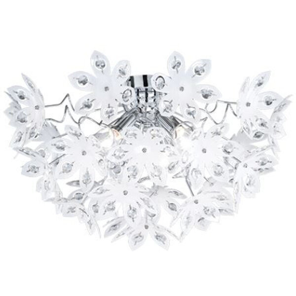 HLW LED LED Plafondlamp - Plafondverlichting - Trion Blowly - E14 Fitting - 3-lichts - Rond - Glans Chroom - Aluminium HLW LED LED Plafondlamp - Plafondverlichting - Trion Blowly - E14 Fitting - 3-lichts - Rond - Glans Chroom - Aluminium