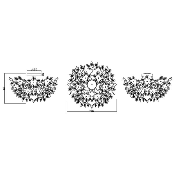 HLW LED LED Plafondlamp - Plafondverlichting - Trion Blowly - E14 Fitting - 3-lichts - Rond - Glans Chroom - Aluminium HLW LED LED Plafondlamp - Plafondverlichting - Trion Blowly - E14 Fitting - 3-lichts - Rond - Glans Chroom - Aluminium