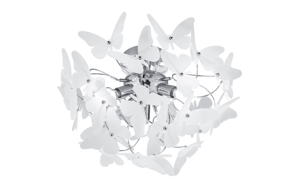 HLW LED LED Ceiling Lamp - Ceiling Lighting - Trion Baduli - G9 Fitting - 3-light - Round - Polished Chrome - Aluminum