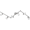 LED Ceiling Spotlight - Trion Caru - 18W - G9 Fitting - Warm White 3000K - 6-light - Dimmable - Rectangular - Matte Nickel - Aluminum LED Ceiling Spotlight - Trion Caru - 18W - G9 Fitting - Warm White 3000K - 6-light - Dimmable - Rectangular - Matte Nickel - Aluminum