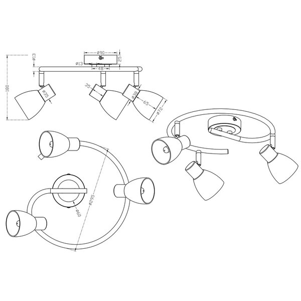 HLW LED LED Plafondspot - Trion Caru - 9W - G9 Fitting - Warm Wit 3000K - 3-lichts - Dimbaar - Rond - Mat Nikkel - Aluminium HLW LED LED Plafondspot - Trion Caru - 9W - G9 Fitting - Warm Wit 3000K - 3-lichts - Dimbaar - Rond - Mat Nikkel - Aluminium