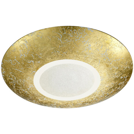 LED Plafondlamp - Plafondverlichting - Trion Cuno - 15W - Warm Wit 3000K - Rond - Mat Goud - Aluminium LED Plafondlamp - Plafondverlichting - Trion Cuno - 15W - Warm Wit 3000K - Rond - Mat Goud - Aluminium