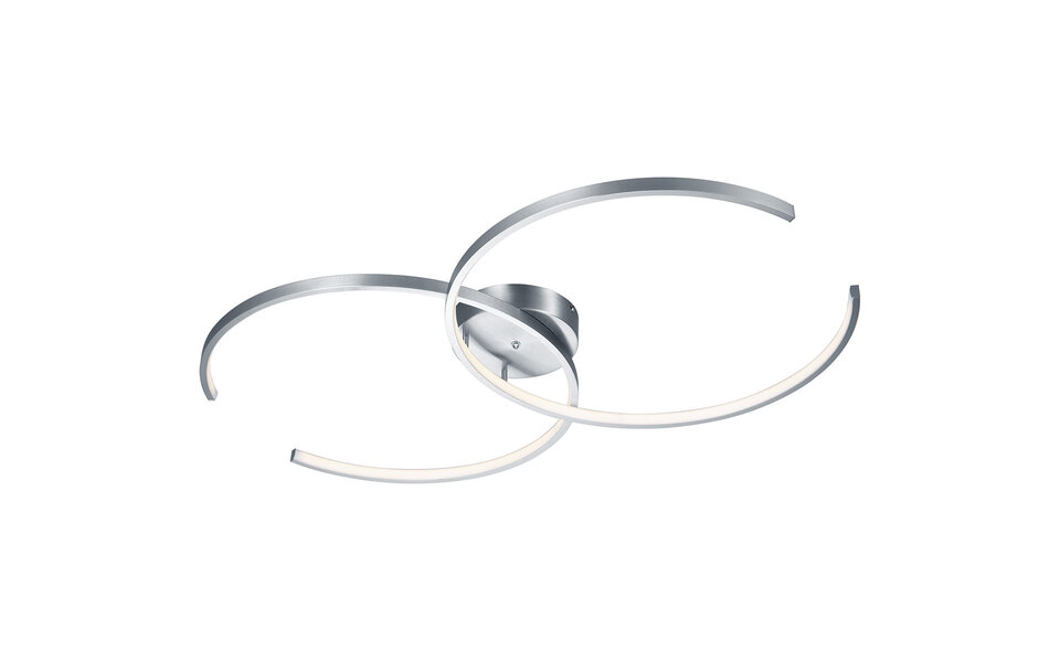 HLW LED LED Plafondlamp WiZ - Smart LED - Trion City - 34W - Aanpasbare Kleur - Dimbaar - Afstandsbediening - Rond - Mat Nikkel - Aluminium HLW LED LED Plafondlamp WiZ - Smart LED - Trion City - 34W - Aanpasbare Kleur - Dimbaar - Afstandsbediening - Rond - Mat Nikkel - Aluminium