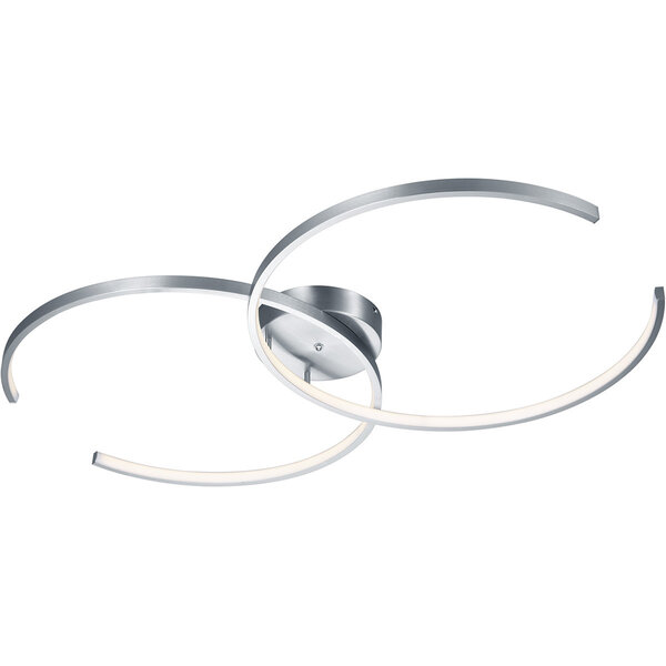 HLW LED LED Plafondlamp WiZ - Smart LED - Trion City - 34W - Aanpasbare Kleur - Dimbaar - Afstandsbediening - Rond - Mat Nikkel - Aluminium HLW LED LED Plafondlamp WiZ - Smart LED - Trion City - 34W - Aanpasbare Kleur - Dimbaar - Afstandsbediening - Rond - Mat Nikkel - Aluminium