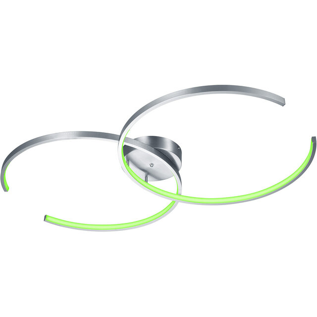 ronde LED plafondlamp Ø94cm met 34W vermogen, 3400 lumen en aanpasbare RGBW kleurtemperatuur