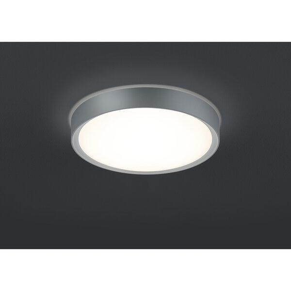 HLW LED LED Plafondlamp - Badkamerlamp - Trion Clirno - 18W - Warm Wit 3000K - Spatwaterdicht IP44 - Opbouw Rond - Mat Titaan - Kunststof HLW LED LED Plafondlamp - Badkamerlamp - Trion Clirno - 18W - Warm Wit 3000K - Spatwaterdicht IP44 - Opbouw Rond - Mat Titaan - Kunststof