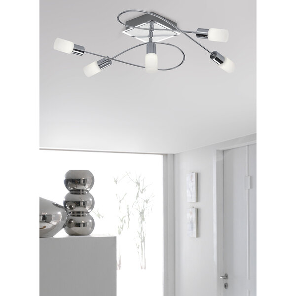 HLW LED LED Plafondlamp - Trion Clupo - 20W - Warm Wit 3000K - Rechthoek - Mat Chroom - Aluminium - OSRAM LEDs HLW LED LED Plafondlamp - Trion Clupo - 20W - Warm Wit 3000K - Rechthoek - Mat Chroom - Aluminium - OSRAM LEDs