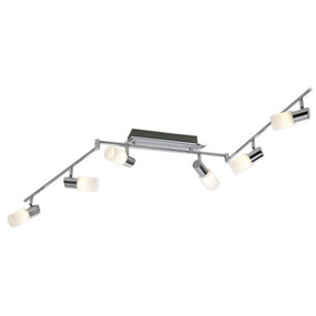 Trion Clupo LED plafondspot 24W (6×4W) 3000K mat chroom Trion Clupo LED plafondspot 24W (6×4W) 3000K mat chroom