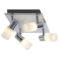 Trion Clupo LED ceiling spotlight 16W 1720lm 3000K matte chrome