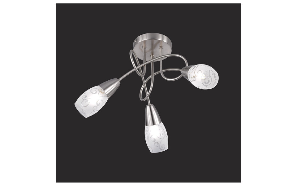 HLW LED LED Plafondspot - Plafondverlichting - Trion Kalora - E14 Fitting - Rond - Mat Nikkel - Aluminium HLW LED LED Plafondspot - Plafondverlichting - Trion Kalora - E14 Fitting - Rond - Mat Nikkel - Aluminium