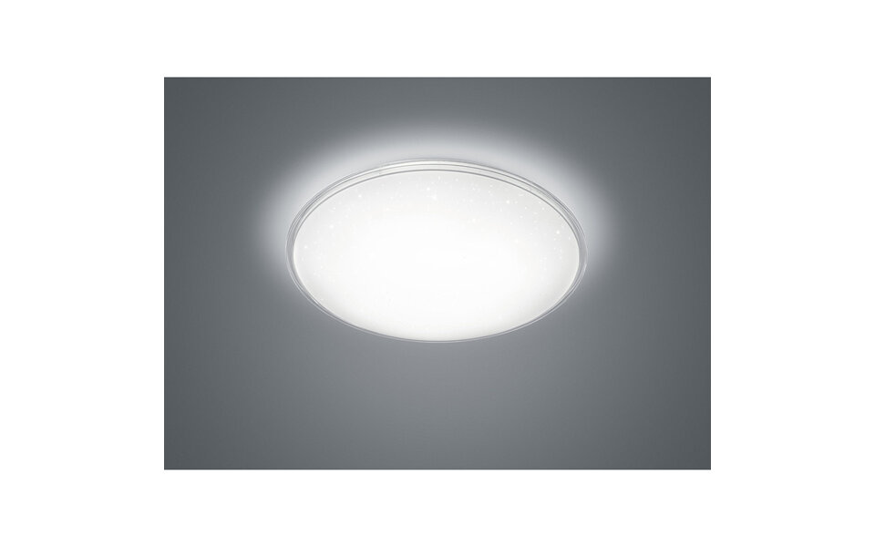 HLW LED LED Ceiling Lamp - Trion Kanimo - 21W - Natural White 4000K - Dimmable - Round - Matte White - Plastic HLW LED LED Ceiling Lamp - Trion Kanimo - 21W - Natural White 4000K - Dimmable - Round - Matte White - Plastic