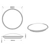 HLW LED LED Ceiling Lamp - Trion Kanimo - 21W - Natural White 4000K - Dimmable - Round - Matte White - Plastic HLW LED LED Ceiling Lamp - Trion Kanimo - 21W - Natural White 4000K - Dimmable - Round - Matte White - Plastic