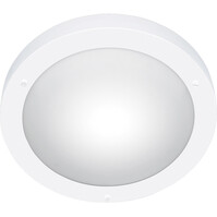LED plafondlamp Condi Ø310 mm IP44 E27 mat wit