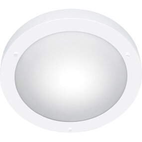 LED plafondlamp Condi Ø310 mm IP44 E27 mat wit LED plafondlamp Condi Ø310 mm IP44 E27 mat wit