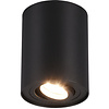Trion Cosmin LED ceiling lamp matte black GU10 rotatable