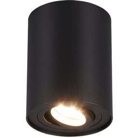Trion Cosmin LED plafondlamp mat zwart GU10 draaibaar Trion Cosmin LED plafondlamp mat zwart GU10 draaibaar