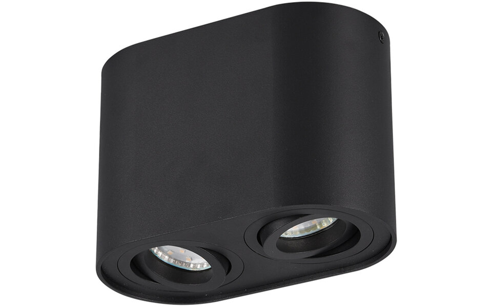 HLW LED LED Plafondlamp - Plafondverlichting - Trion Cosmin - GU10 Fitting - 2-lichts - Rechthoek - Mat Zwart - Aluminium HLW LED LED Plafondlamp - Plafondverlichting - Trion Cosmin - GU10 Fitting - 2-lichts - Rechthoek - Mat Zwart - Aluminium