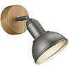 LED Wall Spotlight Trion Delvira - Antique Nickel, E14