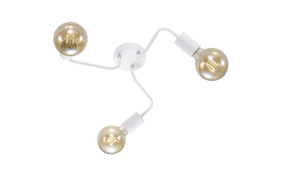 HLW LED LED Ceiling Lamp - Trion Dolla - E27 Fitting - 3-light - Round - Matt White - Aluminum HLW LED LED Ceiling Lamp - Trion Dolla - E27 Fitting - 3-light - Round - Matt White - Aluminum