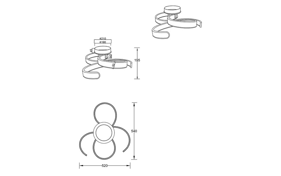 HLW LED LED Plafondlamp - Plafondverlichting - Trion Frinco - 40W - Warm Wit 3000K - Dimbaar - Rond - Mat Antraciet - Aluminium HLW LED LED Plafondlamp - Plafondverlichting - Trion Frinco - 40W - Warm Wit 3000K - Dimbaar - Rond - Mat Antraciet - Aluminium