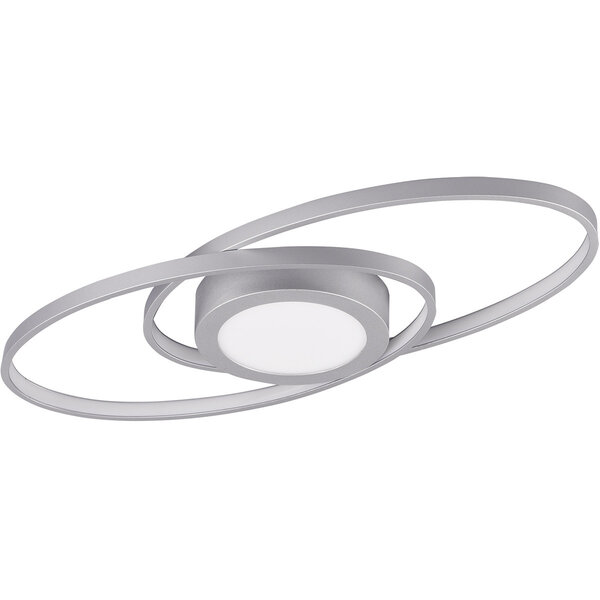 HLW LED LED Plafondlamp - Trion Galon - 27W - Warm Wit 3000K - Dimbaar - Rond - Mat Titaan - Aluminium HLW LED LED Plafondlamp - Trion Galon - 27W - Warm Wit 3000K - Dimbaar - Rond - Mat Titaan - Aluminium