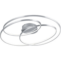 LED plafondlamp Trion Gilo 800 mm mat nikkel dimbaar
