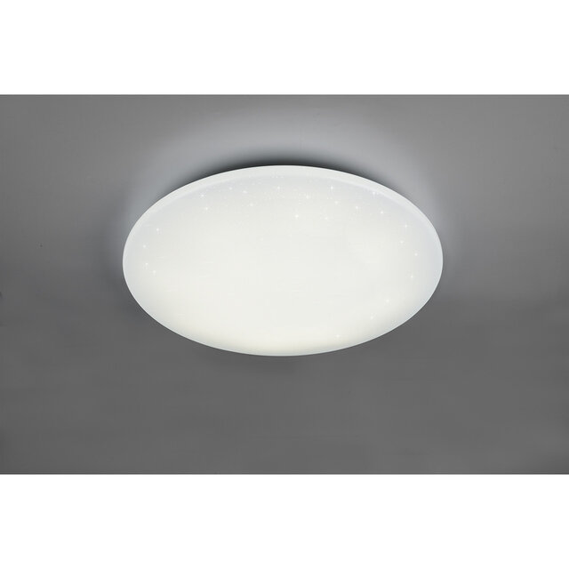 HLW LED LED Ceiling Light WiZ - Smart LED - Trion Farlo - 32W - Adjustable Color - Dimmable - Star Light - Round - Matte White - Plastic