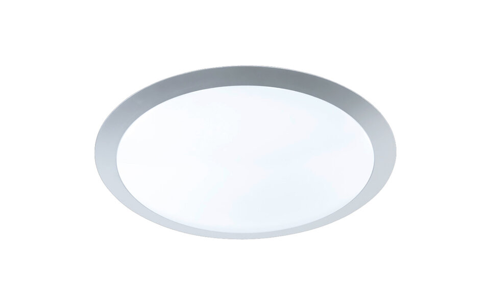 HLW LED LED Plafondlamp - Plafondverlichting - Trion Ginzon - 25W - Warm Wit 3000K - Dimbaar - Rond - Mat Titaan - Kunststof