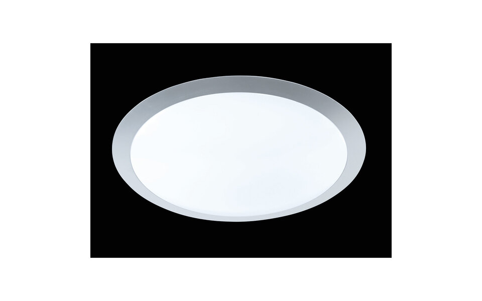 HLW LED LED Ceiling Light - Ceiling Lighting - Trion Ginzon - 25W - Warm White 3000K - Dimmable - Round - Matte Titanium - Plastic HLW LED LED Ceiling Light - Ceiling Lighting - Trion Ginzon - 25W - Warm White 3000K - Dimmable - Round - Matte Titanium - Plastic