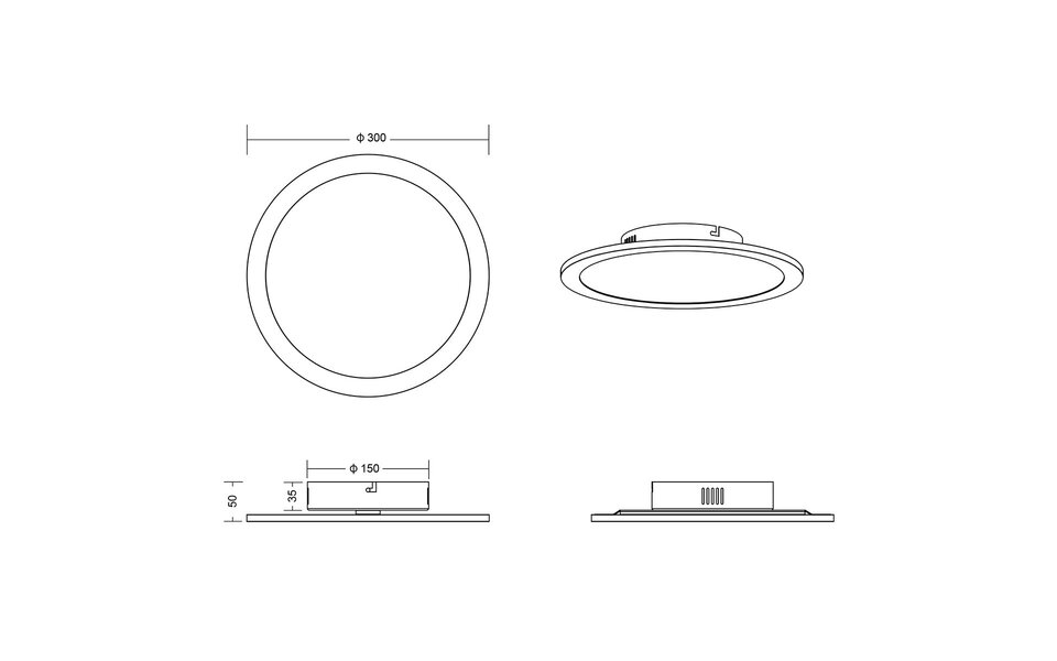 HLW LED LED Ceiling Light WiZ - Smart LED - Trion Givon - 15W - Adjustable Color - Dimmable - Remote Control - Round - Matte Nickel - Aluminum HLW LED LED Ceiling Light WiZ - Smart LED - Trion Givon - 15W - Adjustable Color - Dimmable - Remote Control - Round - Matte Nickel - Aluminum