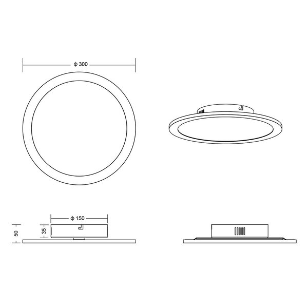 HLW LED LED Plafondlamp WiZ - Smart LED - Trion Givon - 15W - Aanpasbare Kleur - Dimbaar - Afstandsbediening - Rond - Mat Nikkel - Aluminium HLW LED LED Plafondlamp WiZ - Smart LED - Trion Givon - 15W - Aanpasbare Kleur - Dimbaar - Afstandsbediening - Rond - Mat Nikkel - Aluminium