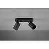 HLW LED LED Ceiling Spotlight - Trion Pirlo - GU10 Fitting - 2-light - Rectangular - Matte Black - Aluminum HLW LED LED Ceiling Spotlight - Trion Pirlo - GU10 Fitting - 2-light - Rectangular - Matte Black - Aluminum