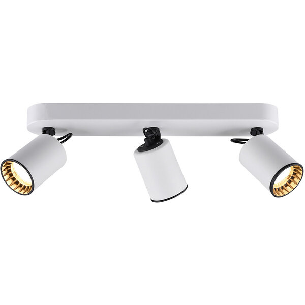 HLW LED LED Plafondspot - Trion Pirlo - GU10 Fitting - 3-lichts - Rechthoek - Mat Wit - Aluminium HLW LED LED Plafondspot - Trion Pirlo - GU10 Fitting - 3-lichts - Rechthoek - Mat Wit - Aluminium