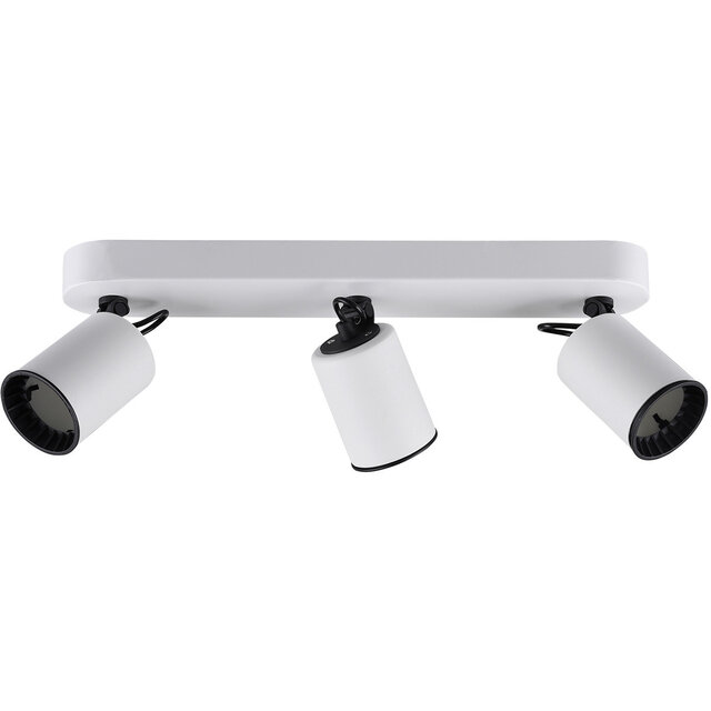 HLW LED LED Plafondspot - Trion Pirlo - GU10 Fitting - 3-lichts - Rechthoek - Mat Wit - Aluminium
