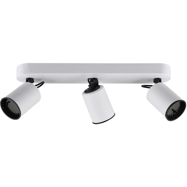 HLW LED LED Plafondspot - Trion Pirlo - GU10 Fitting - 3-lichts - Rechthoek - Mat Wit - Aluminium HLW LED LED Plafondspot - Trion Pirlo - GU10 Fitting - 3-lichts - Rechthoek - Mat Wit - Aluminium