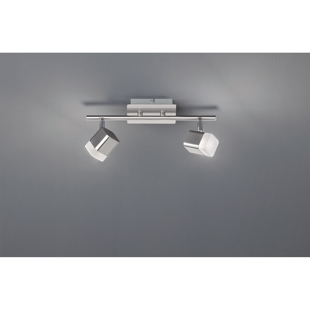 mat nikkel LED plafondspot 8W warm wit 3000K ronde vorm 800 lumen binnenverlichting mat nikkel LED plafondspot 8W warm wit 3000K ronde vorm 800 lumen binnenverlichting