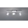 mat witte LED plafondspot met drie lichtpunten 12W 3000K warm wit licht