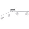 LED Plafondspot Trion Ribon 1600lm 3000K kantelbaar mat wit Binnenverlichting LED Plafondspot Trion Ribon 1600lm 3000K kantelbaar mat wit Binnenverlichting