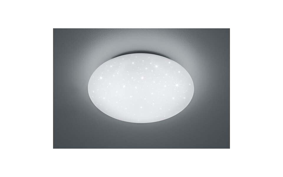 HLW LED LED Plafondlamp - Trion Hakura - 46W - Natuurlijk Wit 4000K - Dimbaar - Sterlicht - Rond - Mat Wit - Kunststof HLW LED LED Plafondlamp - Trion Hakura - 46W - Natuurlijk Wit 4000K - Dimbaar - Sterlicht - Rond - Mat Wit - Kunststof