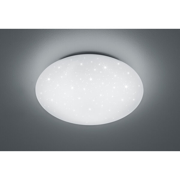 HLW LED LED Plafondlamp - Trion Hakura - 46W - Natuurlijk Wit 4000K - Dimbaar - Sterlicht - Rond - Mat Wit - Kunststof HLW LED LED Plafondlamp - Trion Hakura - 46W - Natuurlijk Wit 4000K - Dimbaar - Sterlicht - Rond - Mat Wit - Kunststof