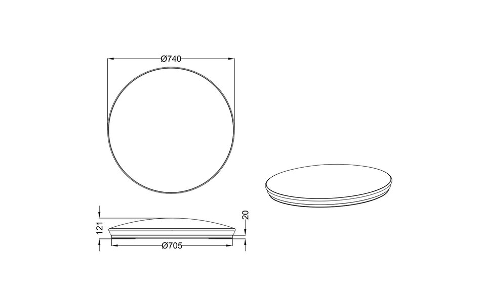 HLW LED LED Plafondlamp - Trion Hakura - 46W - Natuurlijk Wit 4000K - Dimbaar - Sterlicht - Rond - Mat Wit - Kunststof HLW LED LED Plafondlamp - Trion Hakura - 46W - Natuurlijk Wit 4000K - Dimbaar - Sterlicht - Rond - Mat Wit - Kunststof