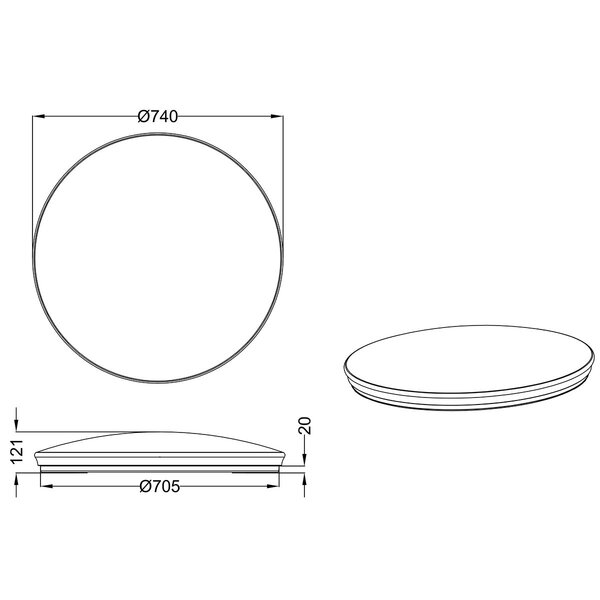 HLW LED LED Plafondlamp - Trion Hakura - 46W - Natuurlijk Wit 4000K - Dimbaar - Sterlicht - Rond - Mat Wit - Kunststof HLW LED LED Plafondlamp - Trion Hakura - 46W - Natuurlijk Wit 4000K - Dimbaar - Sterlicht - Rond - Mat Wit - Kunststof