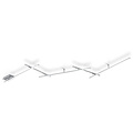 LED Ceiling Light - Trion Undiro - 9W - Warm White 3000K - 5-light - Dimmable - Rectangular - Matte Nickel - Aluminum LED Ceiling Light - Trion Undiro - 9W - Warm White 3000K - 5-light - Dimmable - Rectangular - Matte Nickel - Aluminum