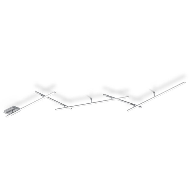 Trion Undiro LED plafondlamp 9W dimbaar mat nikkel 3000K Verlichting per ruimte Trion Undiro LED plafondlamp 9W dimbaar mat nikkel 3000K Verlichting per ruimte