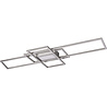HLW LED LED Ceiling Light - Ceiling Lighting - Trion Urano - 60W - Adjustable Color - Remote Control - Dimmable - Rectangular - Matte Nickel - Aluminum