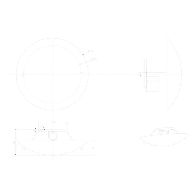 HLW LED LED Ceiling Lamp - Ceiling Lighting - Trion Linola - E27 Fitting - Round - Matte Gray - Aluminum HLW LED LED Ceiling Lamp - Ceiling Lighting - Trion Linola - E27 Fitting - Round - Matte Gray - Aluminum