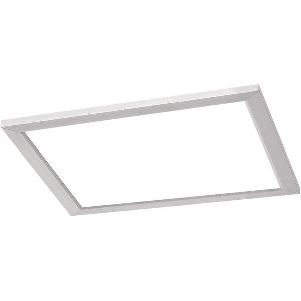 HLW LED LED Plafondlamp - Plafondverlichting - Trion Povino - 15W - Warm Wit 3000K - Dimbaar - Vierkant - Mat Nikkel - Aluminium HLW LED LED Plafondlamp - Plafondverlichting - Trion Povino - 15W - Warm Wit 3000K - Dimbaar - Vierkant - Mat Nikkel - Aluminium
