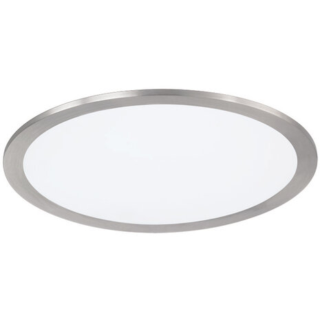 LED Plafondlamp - Plafondverlichting - Trion Povino - 15W - Warm Wit 3000K - Dimbaar - Rond - Mat Nikkel - Aluminium LED Plafondlamp - Plafondverlichting - Trion Povino - 15W - Warm Wit 3000K - Dimbaar - Rond - Mat Nikkel - Aluminium